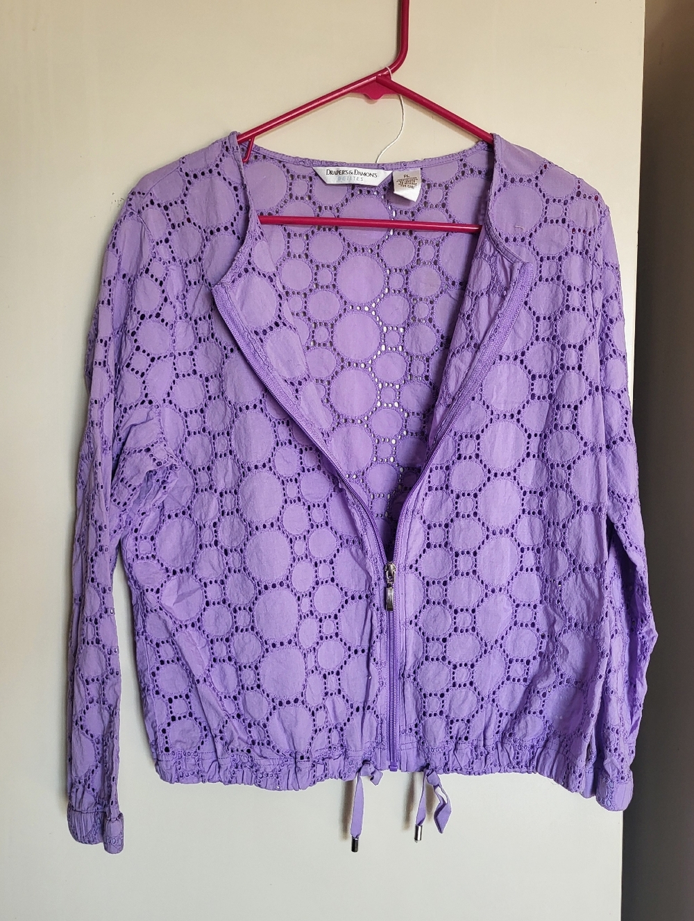 100% Cotton bubble design open spring jacket